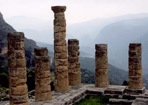 Temple of Apollo at Delphi.