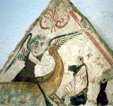 4th century BCE tomb painting from Paestum. A. W. Barker