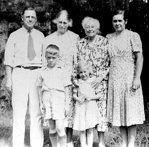 Grace with nephew Ernest & family
