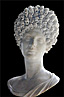 bust of woman with Flavian hairstyle