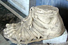 sandal from statue